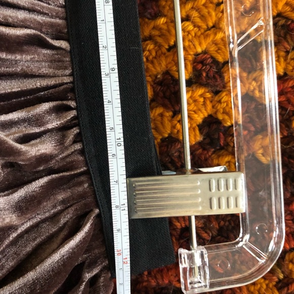 Plum Velvet Midi/Maxi Skirt - Picture 4 of 5